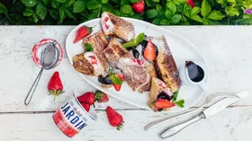 Рецепты с сыром сливочным, фруктами и ягодами