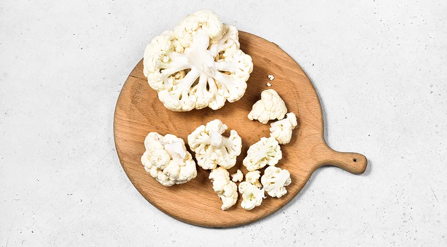 Маринованная цветная капуста с морковкой по-корейски