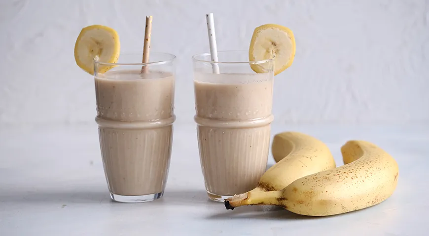 Овсяный смузи с бананом