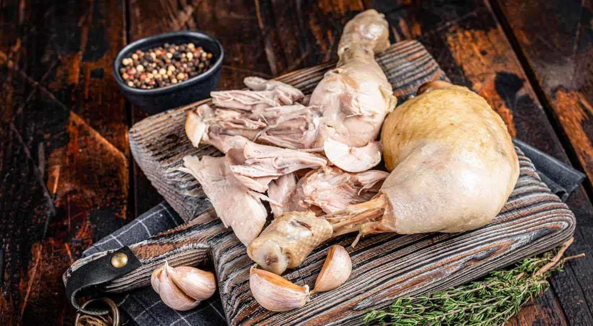 Идеальная вареная курица