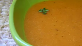 Томатный суп с чечевицей