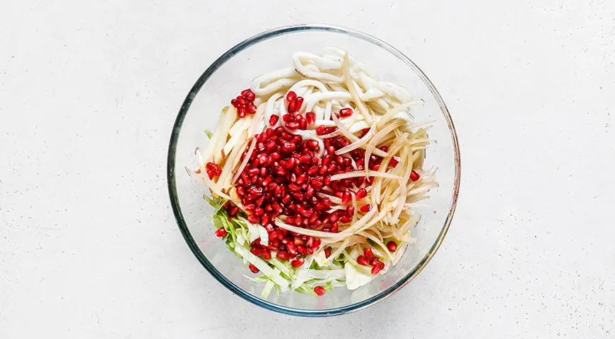 Салат с кальмарами без яиц