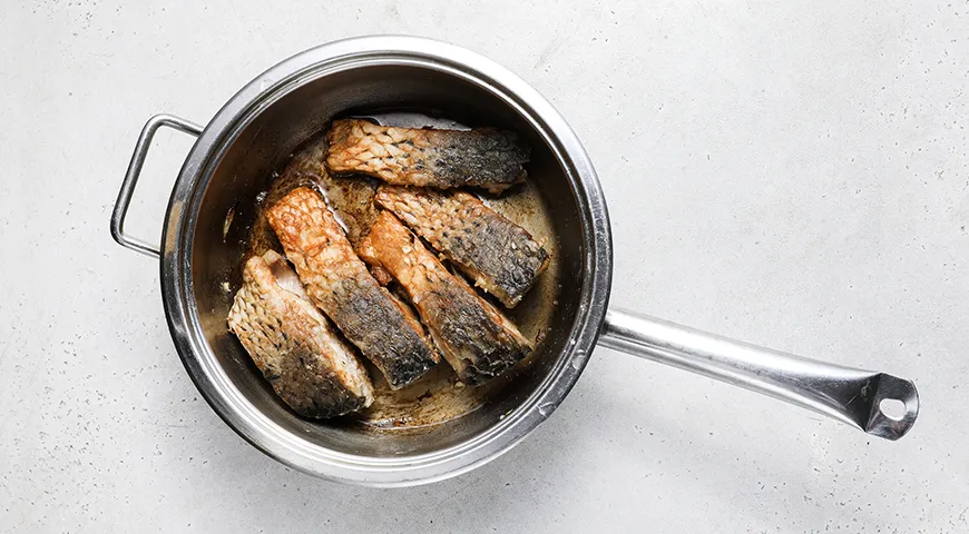 Жареный сазан