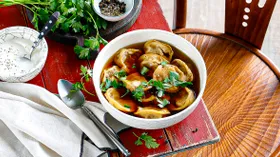 Пельмени с грибами