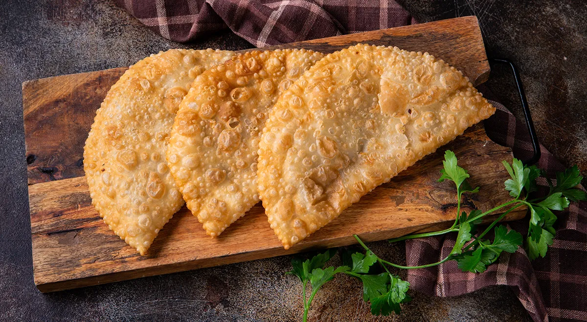 Чебуреки Заварное тесто на молоке и сливочном масле Chebureki