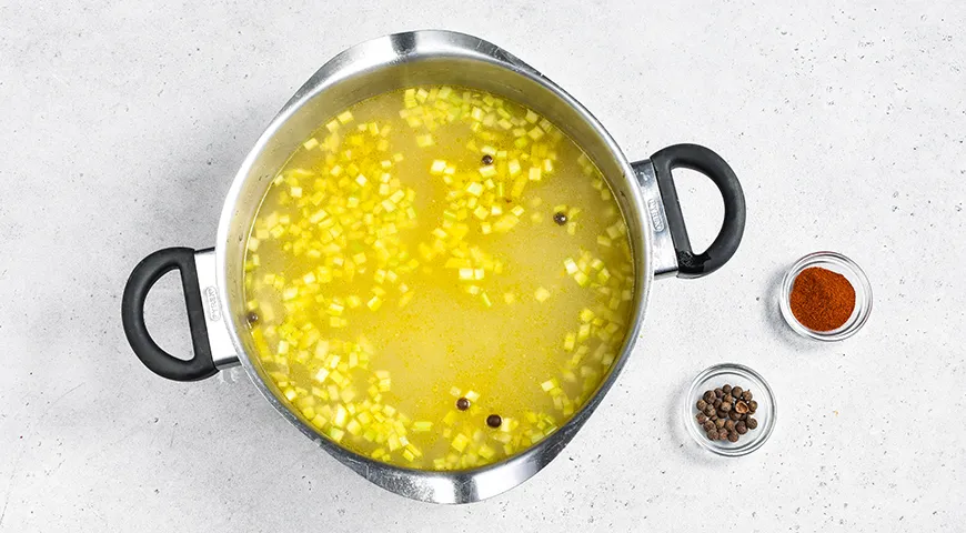 Суп с булгуром и курицей