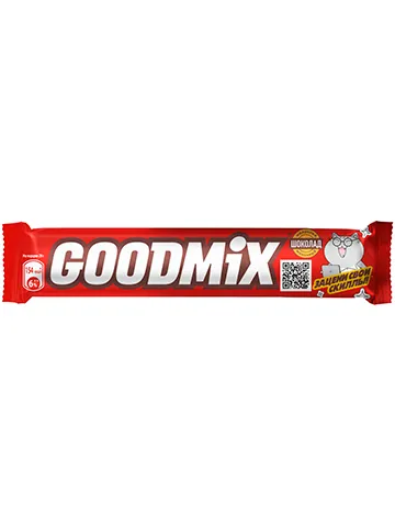 GOODMIX® Original Молочный шоколад с хрустящей вафлей.