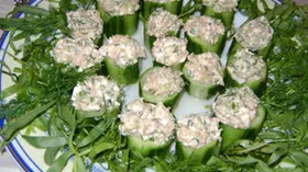 Простые рецепты с огурцом и тунцом