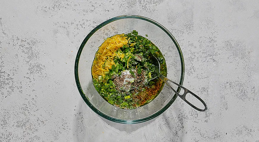 Курица с лимонно- пряным соусом