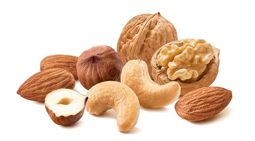 Орехи — ценные источники растительных жиров и нутриентов, помогающих работе мозга.