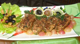 Сёмга в миндальной корочке