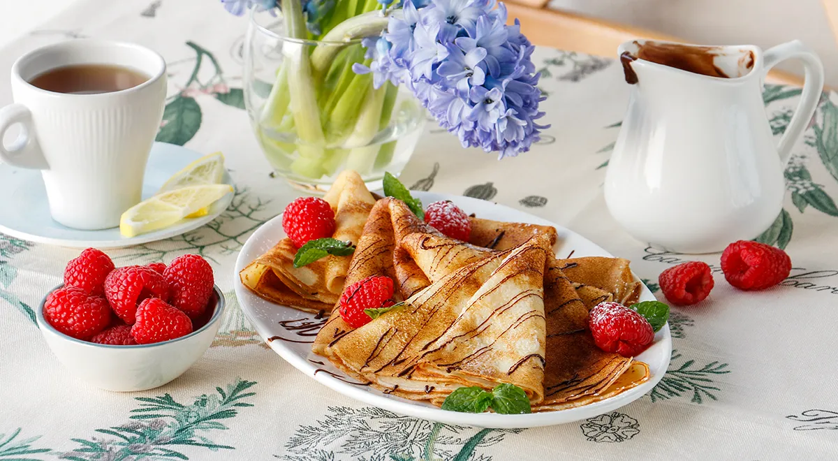 Блины с манкой