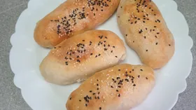 Сардельки с картофелем в тесте