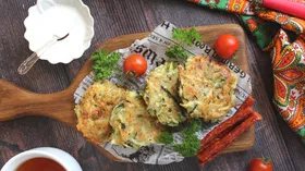 Котлеты из кабачков с киноа