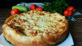 Рецепты с рыбой, сырами и мясом