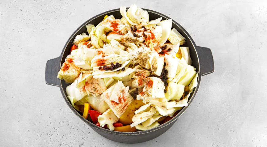 Басма из баранины в казане