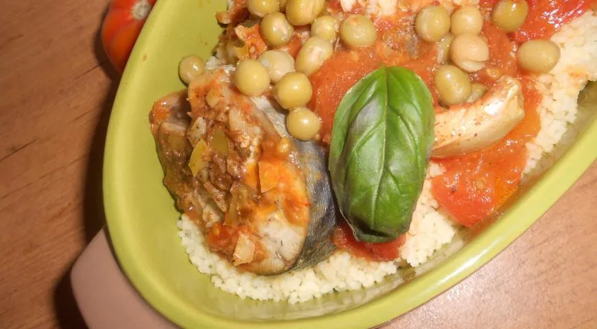 Рецепт рыбы по-мароккански с кускусом