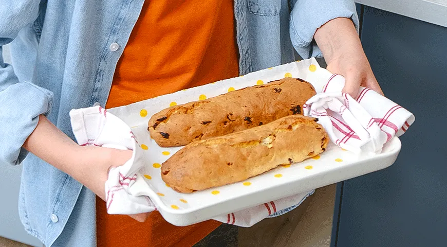 Апельсиновые бискотти с клюквой