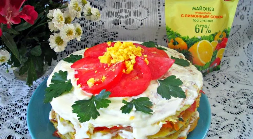 Рецепт овощного торта