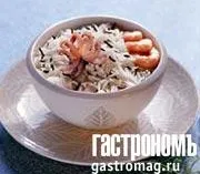 Дикий рис с морепродуктами