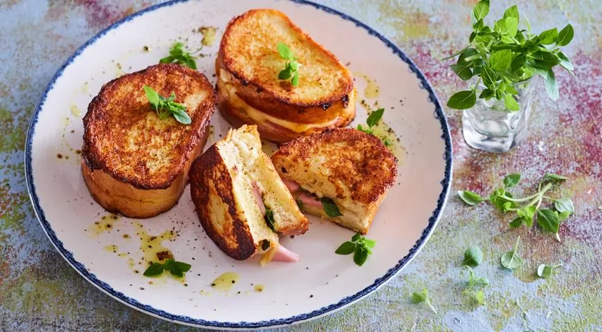 Рецепт фаршированных гренок