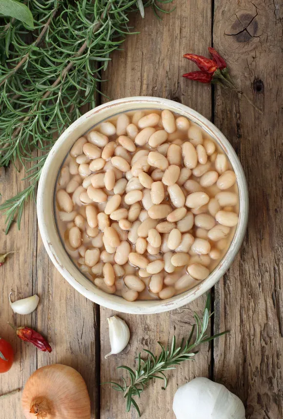 Фасоль вареная