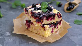 Десерты из черной смородины, подборка рецептов