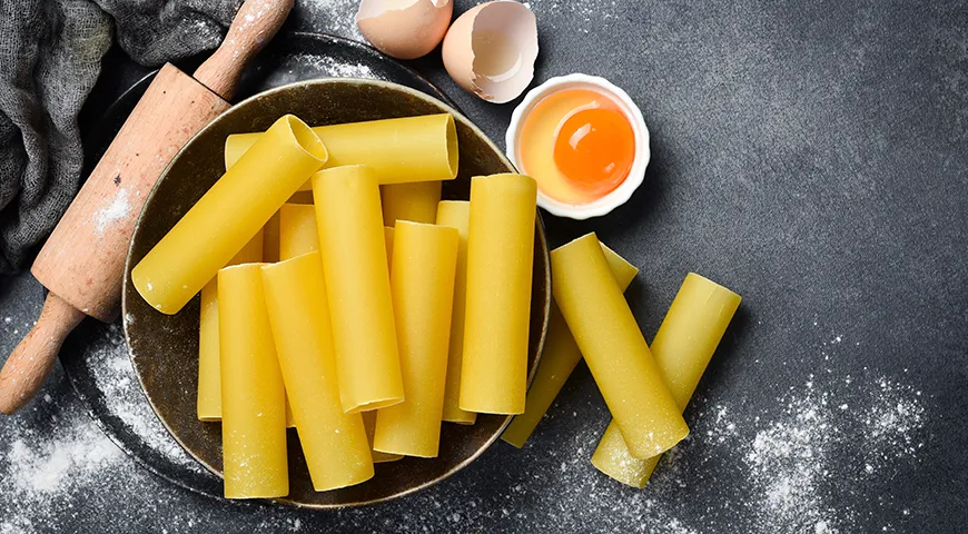 Сухие каннеллони из яичного теста