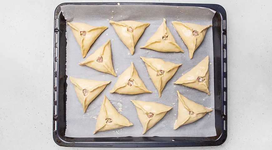 Треугольники с курицей и картошкой (эчпочмаки)