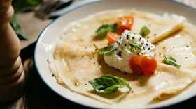 Рецепты с мукой, сырами и черри