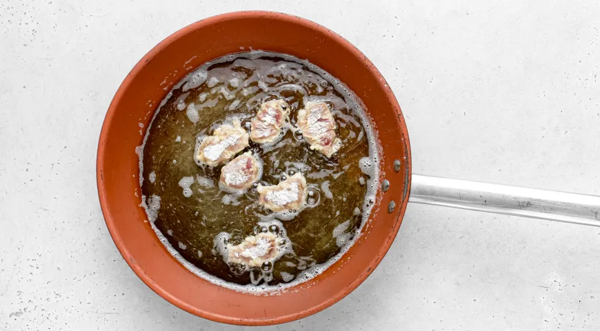 Куриные сердечки в кляре