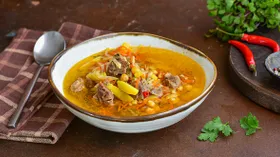 Рецепты с мясом, сельдереем и бобами