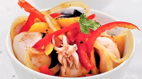 Рецепты с сладким перцем и кальмарами