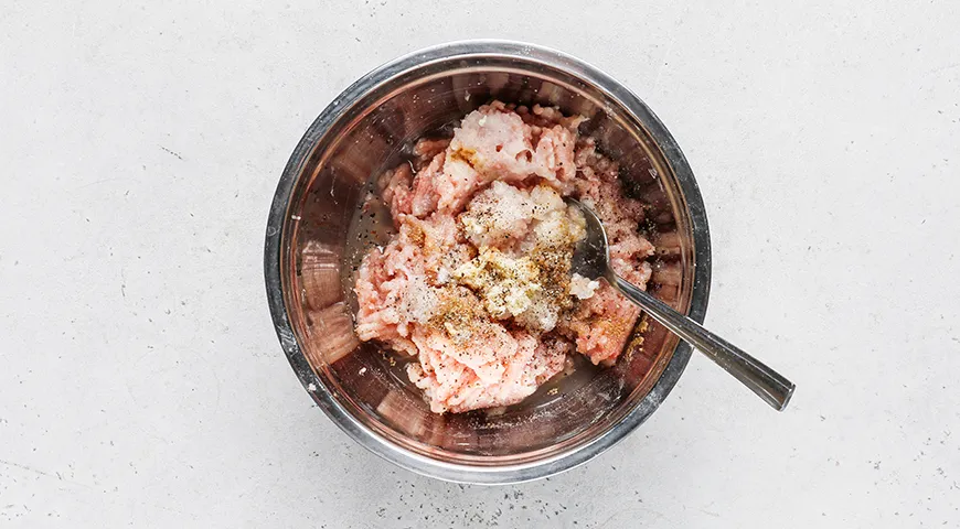 Картофельные драники с куриным фаршем