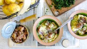 Рецепты со свининой, картофелем и молоком