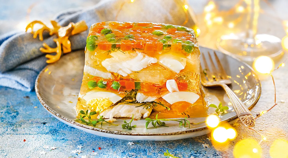 Заливное из трески, рецепт