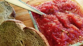 Пан кон томате (pan con tomate) хлеб с помидорами