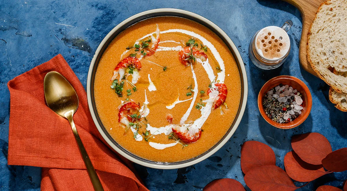 Рецепт крем-супа из раков