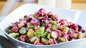 Рецепты с овощами, маслом оливковым и колбасой