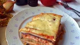 Рецепты с молочной продукцией, баклажаном и соусом томатным