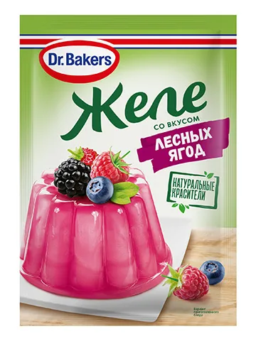 Dr. Bakers Желе со вкусом лесных ягод 45г