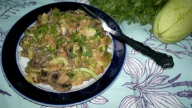 Рецепты с грибами, маслом растительным и соусами