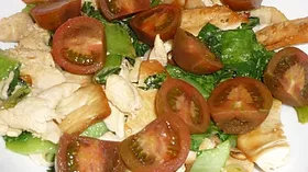 Рецепты с чесноком, шпинатом и черри