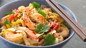 Рецепты с соусами, морепродуктами и имбирём