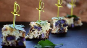 Картофельный омлет с рыбой