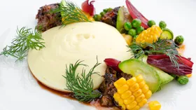 Рецепты с мясом, алкоголем и сливками