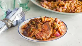 Рецепты с овощами, фасолью и бараниной