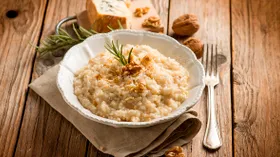 Ризотто с грецкими орехами