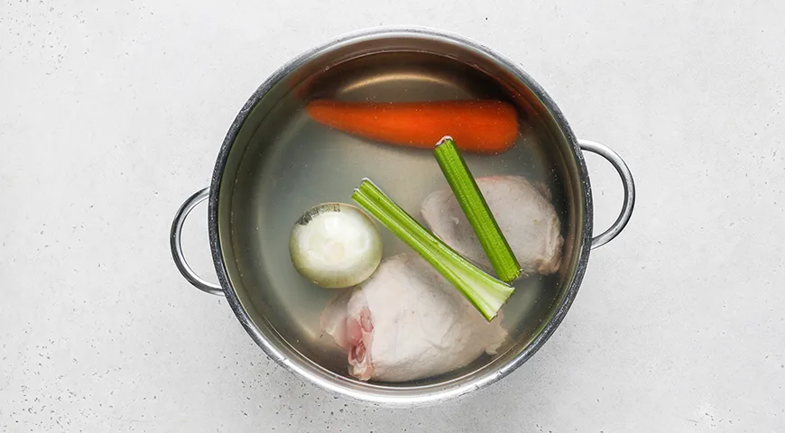 Рассольник с гречкой