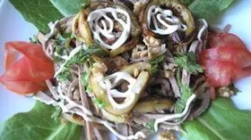 Рецепты с овощами, соусами и говяжьим языком